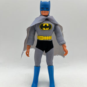 VTG 1972 1974 DC Comic 8.5” Mego Batman Figure Blue Boots Jumpsuit Sticker - No Gloves FRENLY BRICKS - Open 7 Days