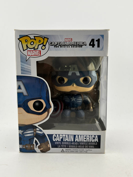 Funko POP! Marvel The Winter Solider - Captain America #41 - Vinyl Collectable FRENLY BRICKS - Open 7 Days