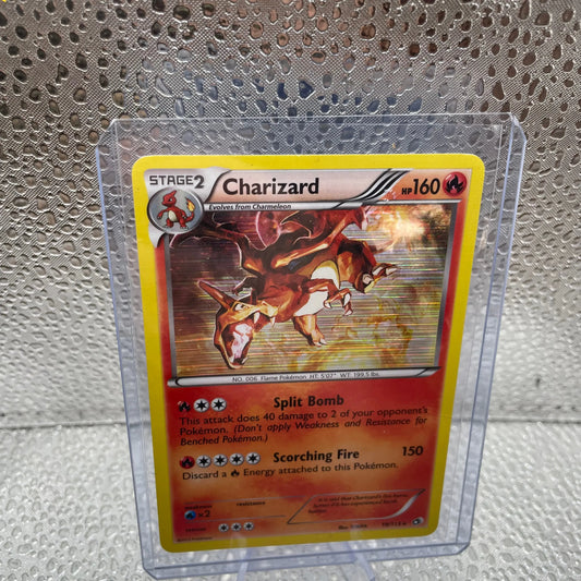 Charizard 2013 19/113 Pokemon Card TCG Holographic Holo Raw Good Condition FRENLY BRICKS - Open 7 Days