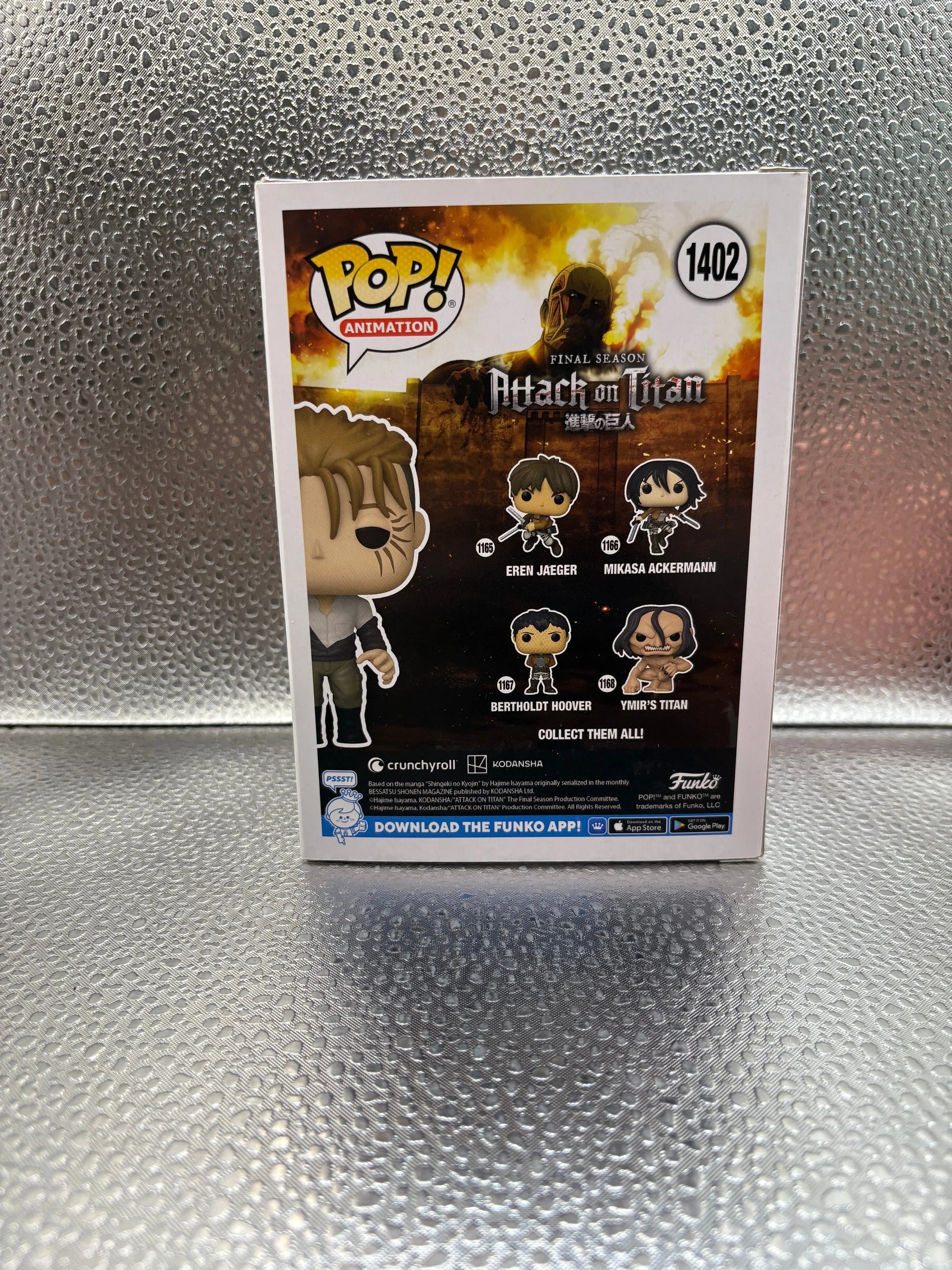 Funko pop Vinyl #1402 Attack On Titan Porco Galliard FRENLY BRICKS - Open 7 Days