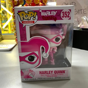Harley Quinn 352  BREAST CANCER Awareness  Funko Pop Vinyl  DC Comic Heroes FRENLY BRICKS - Open 7 Days