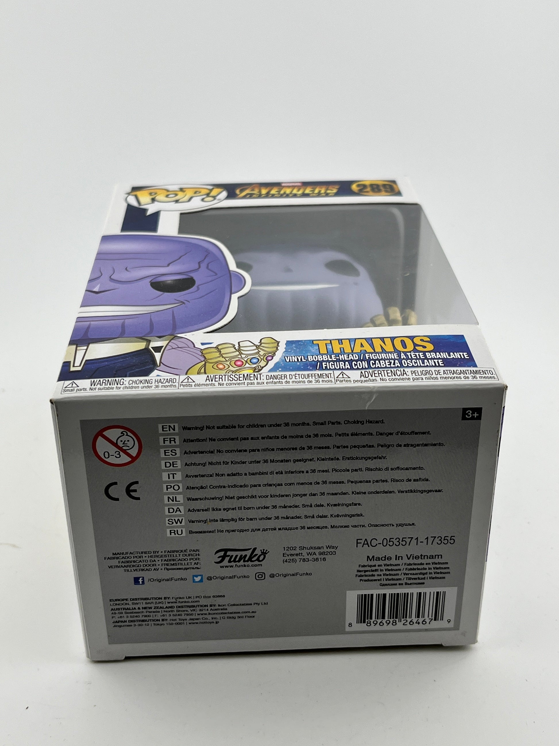 Funko POP! Marvel Avengers Infinity War - Thanos #289 - Vinyl Collectable FRENLY BRICKS - Open 7 Days