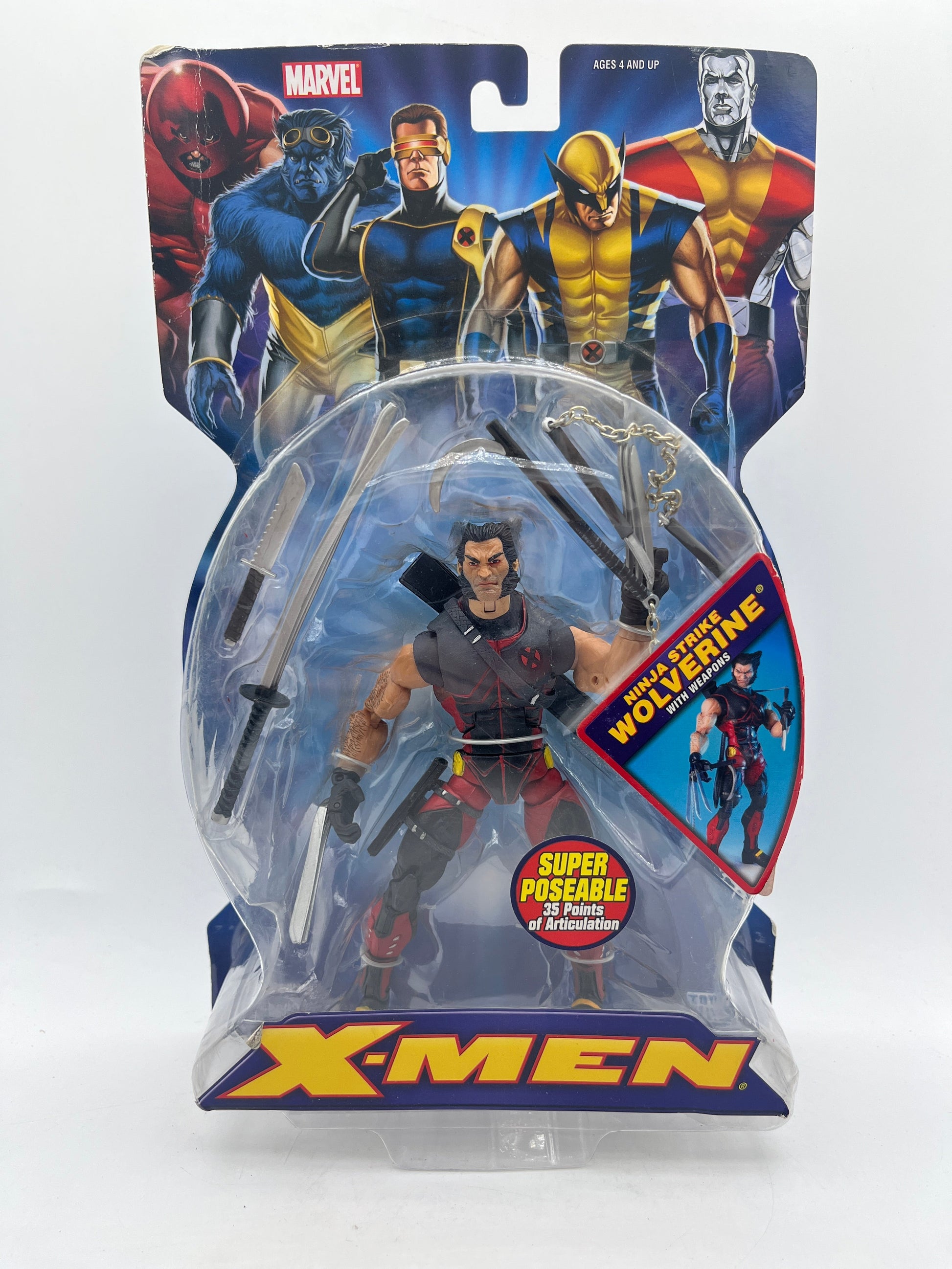 Toybiz X-Men Wolverine Ninja Strike Figure 2005 FRENLY BRICKS - Open 7 Days