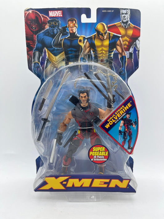 Toybiz X-Men Wolverine Ninja Strike Figure 2005 FRENLY BRICKS - Open 7 Days