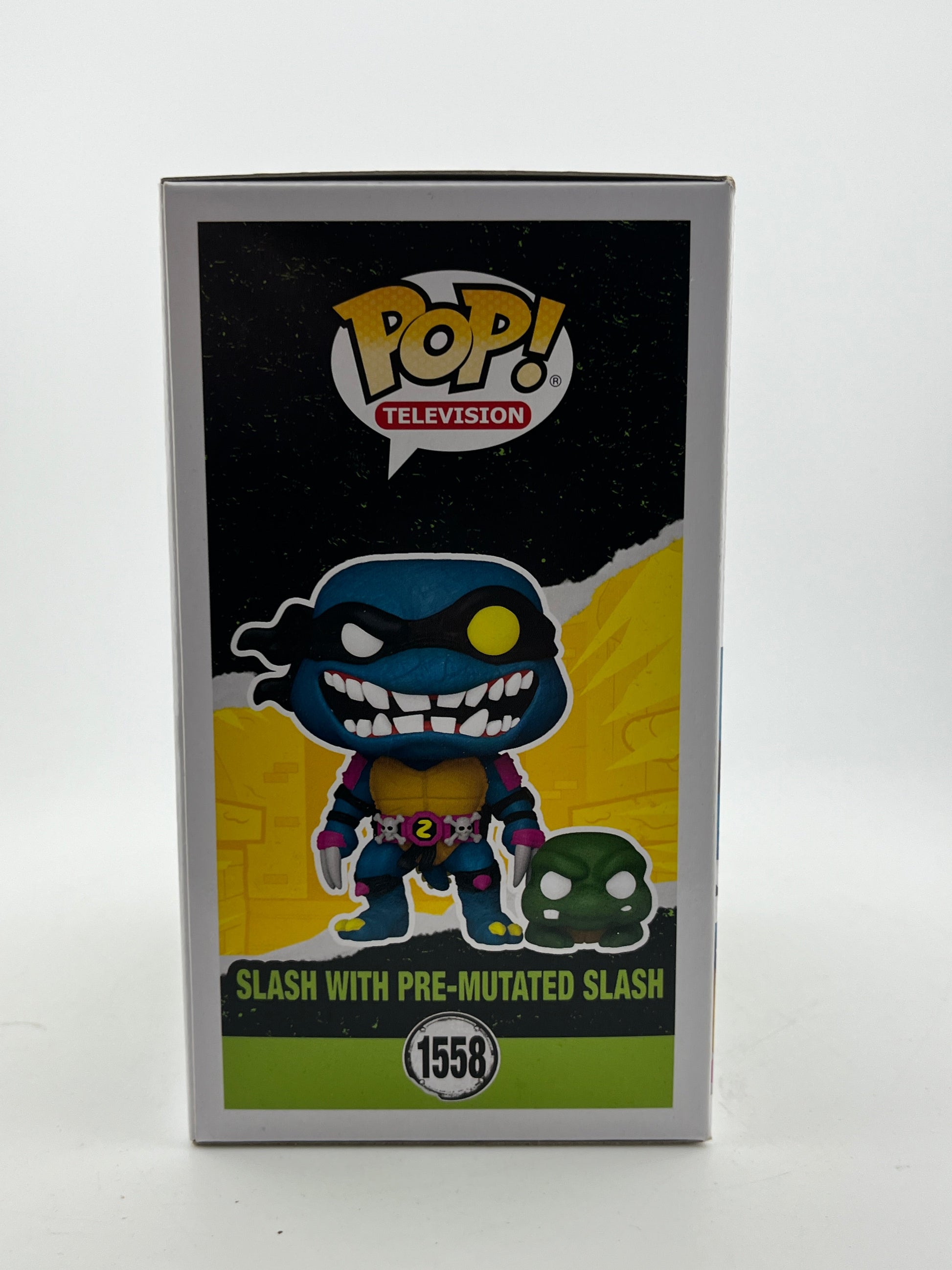 Funko POP! Television TMNT - Slash With Pre Mutated Slash #1558 - Vinyl Collectable FRENLY BRICKS - Open 7 Days