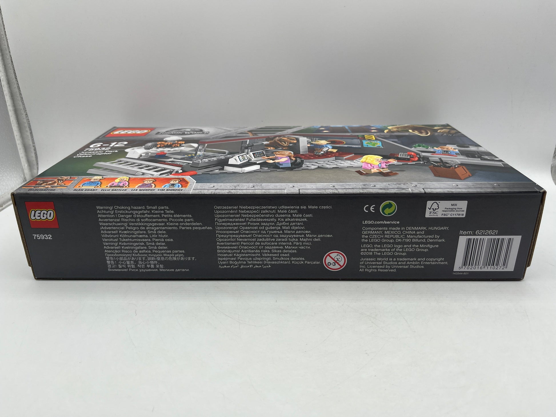 LEGO Jurassic Park Velociraptor Chase 75932 World Retired NEW FRENLY BRICKS - Open 7 Days