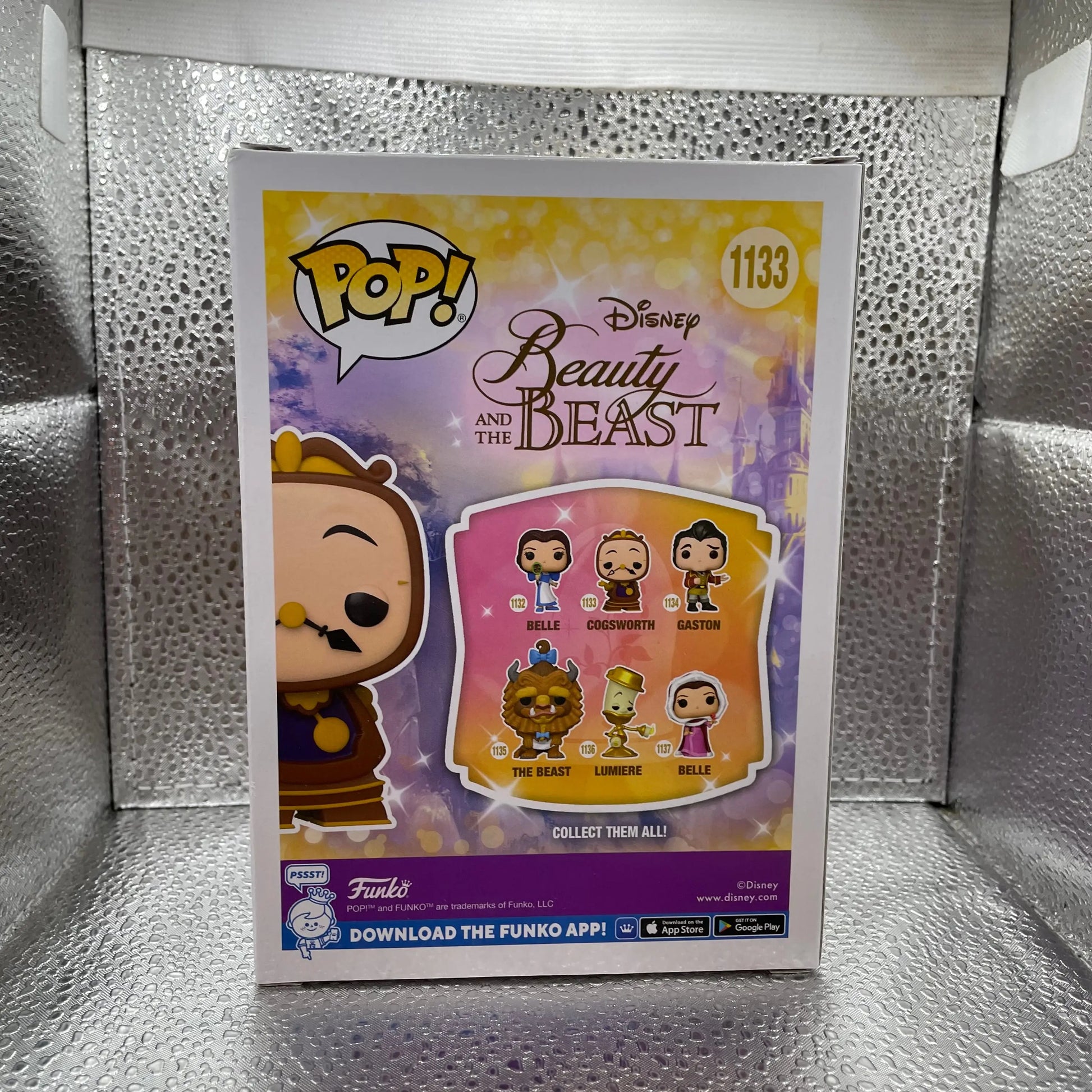 Beauty and the Beast 30th Anniversary - Cogsworth Pop! Vinyl Figure #1133 FRENLY BRICKS - Open 7 Days