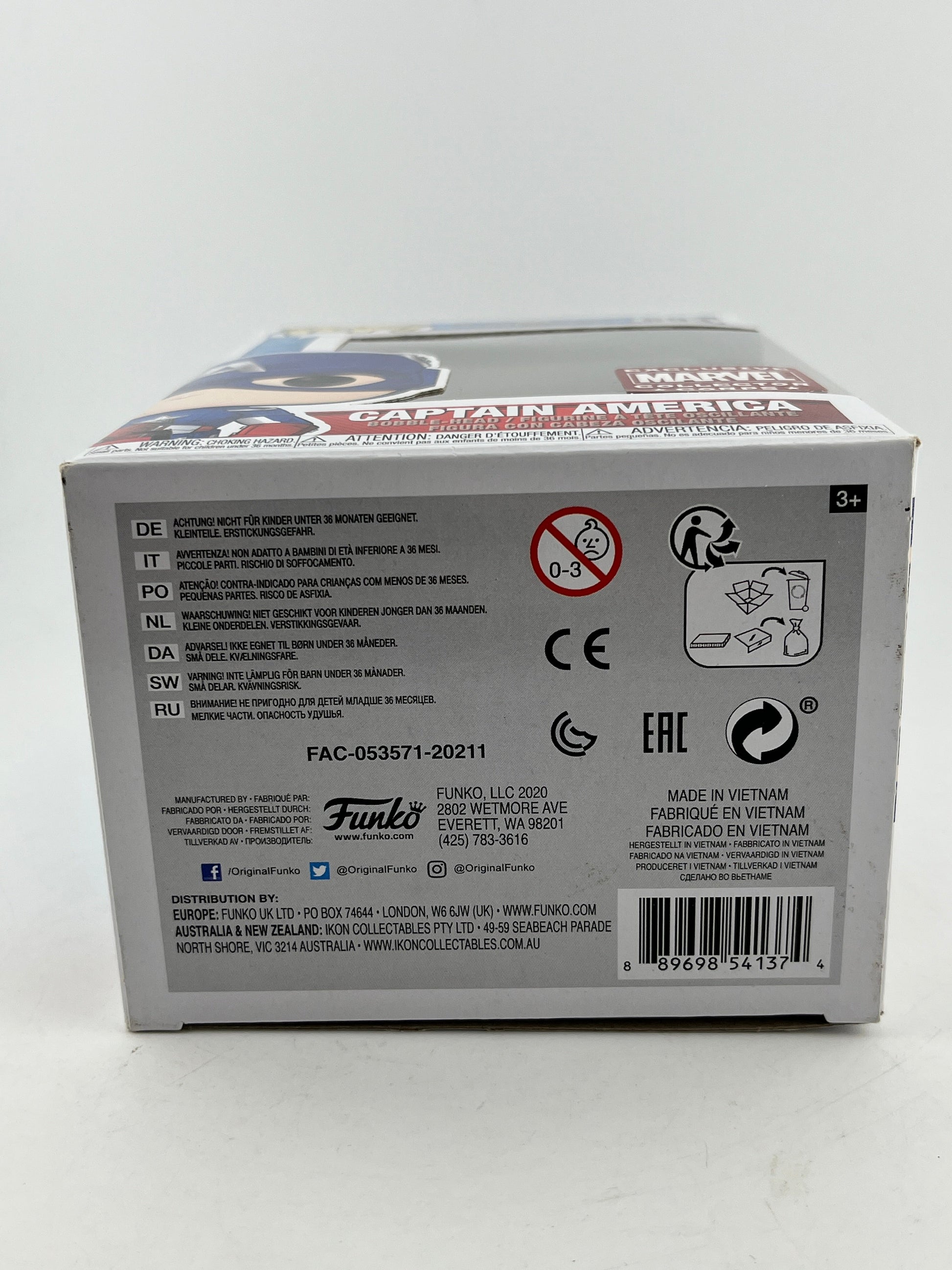 Funko POP! Marvel Spider-Man Homecoming - Captain America #693 - Exclusive FRENLY BRICKS - Open 7 Days