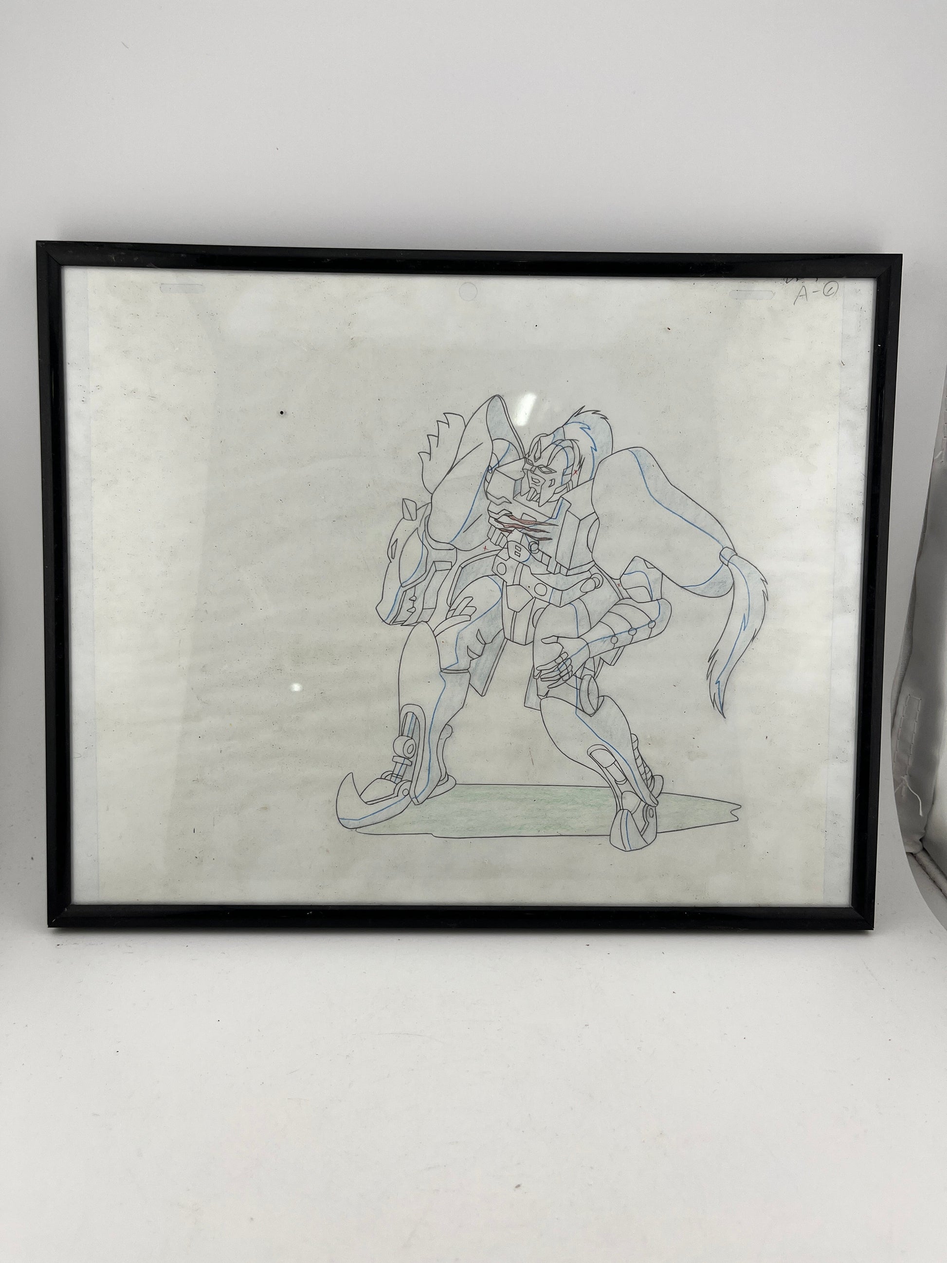 Production Sketch– Transformer Style Warrior Character - T13-5 A FRENLY BRICKS - Open 7 Days