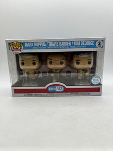 Funko POP! Rocks - Blink 182 - Mark Hoppus/Travis Barker/ Tome Delinge #3 Pack