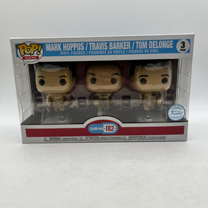 Funko POP! Rocks - Blink 182 - Mark Hoppus/Travis Barker/ Tome Delinge #3 Pack