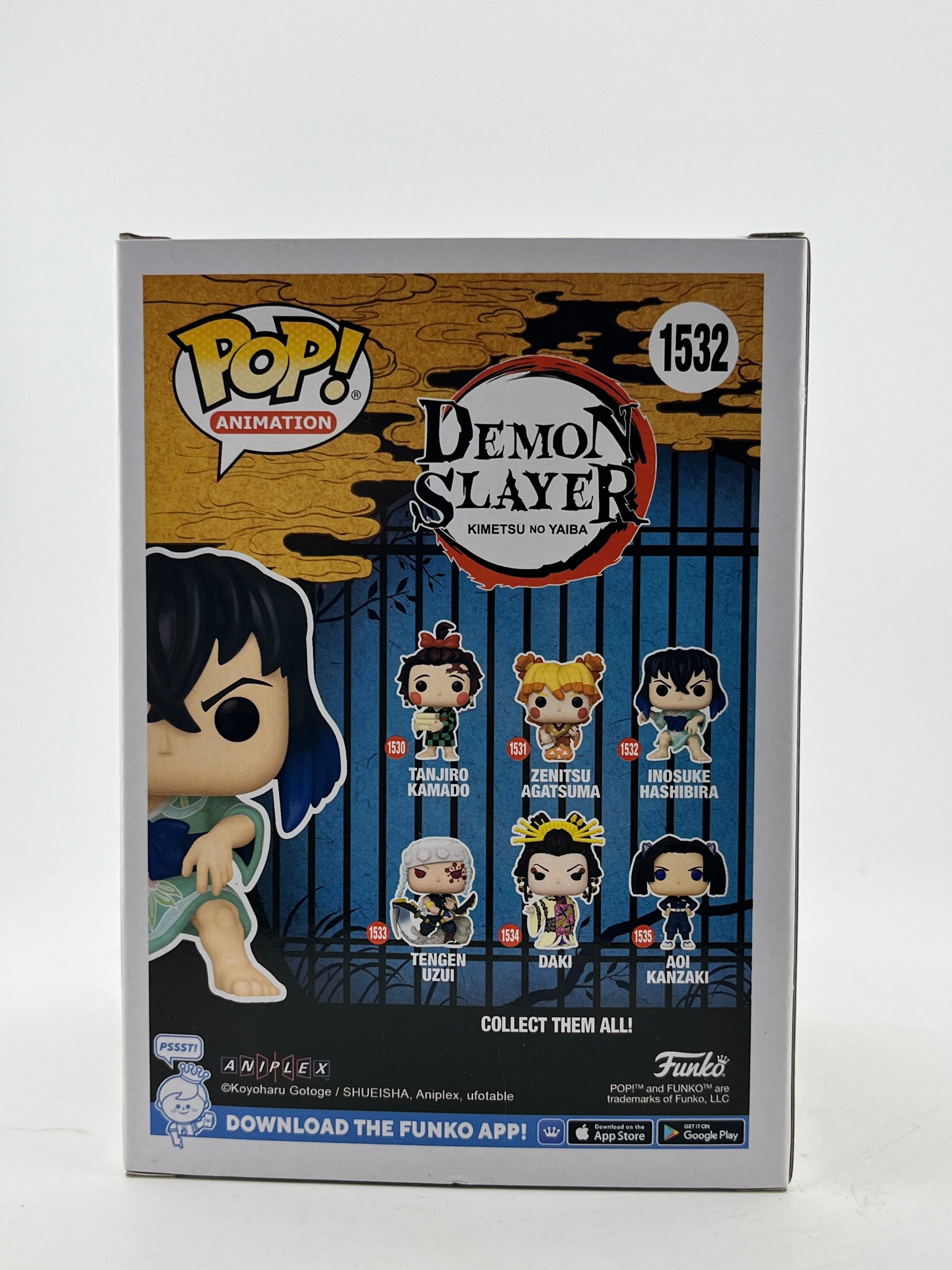 Funko POP! Animation Demon Slayer - Inosuke Hashibira #1532 - Vinyl Collectable FRENLY BRICKS - Open 7 Days