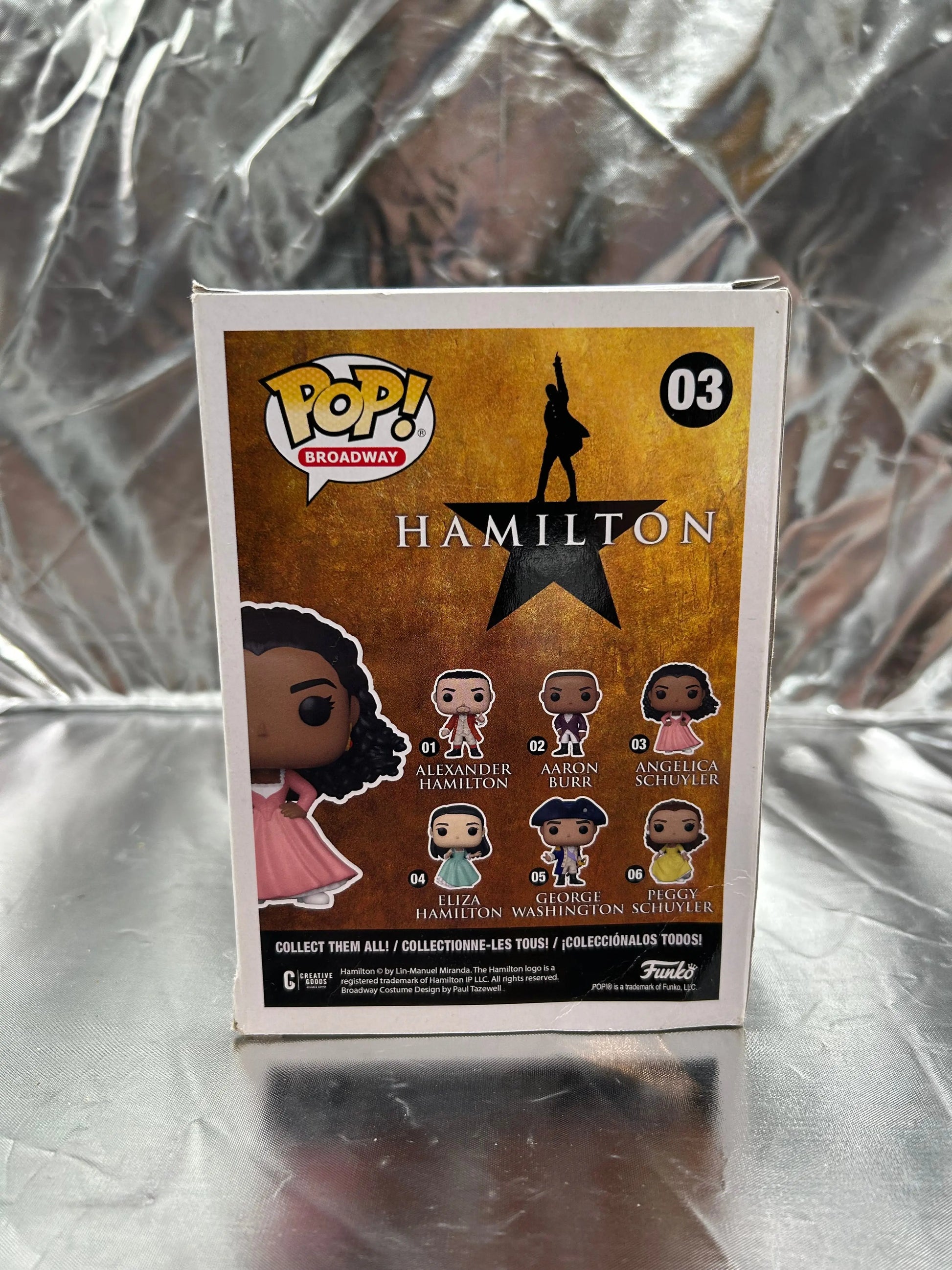 Funko POP Broadway - Hamilton -Angelica Schuyler #03 FRENLY BRICKS - Open 7 Days