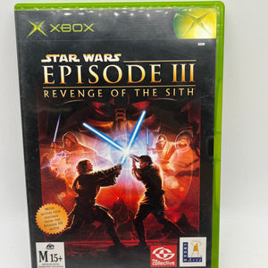 Star Wars: Episode III: Revenge of the Sith + Manual - Xbox - Untested FRENLY BRICKS - Open 7 Days