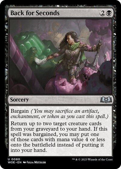 Back for Seconds FOIL - WOE Wilds of Eldraine FRENLY BRICKS - Open 7 Days