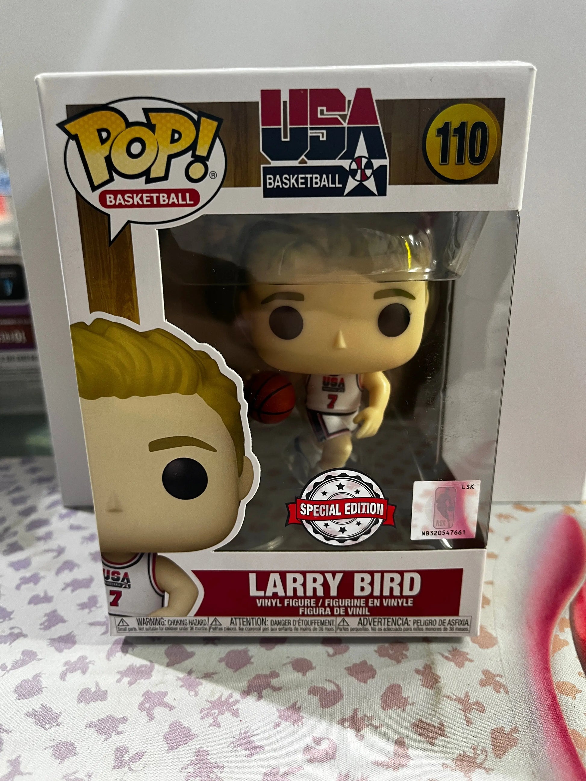 Funko Pop Vinyl Basketball USA Basketball Larry Bird #110 FRENLY BRICKS - Open 7 Days