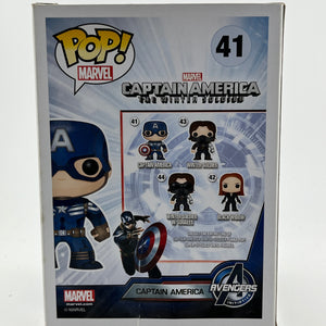 Funko POP! Marvel The Winter Solider - Captain America #41 - Vinyl Collectable FRENLY BRICKS - Open 7 Days