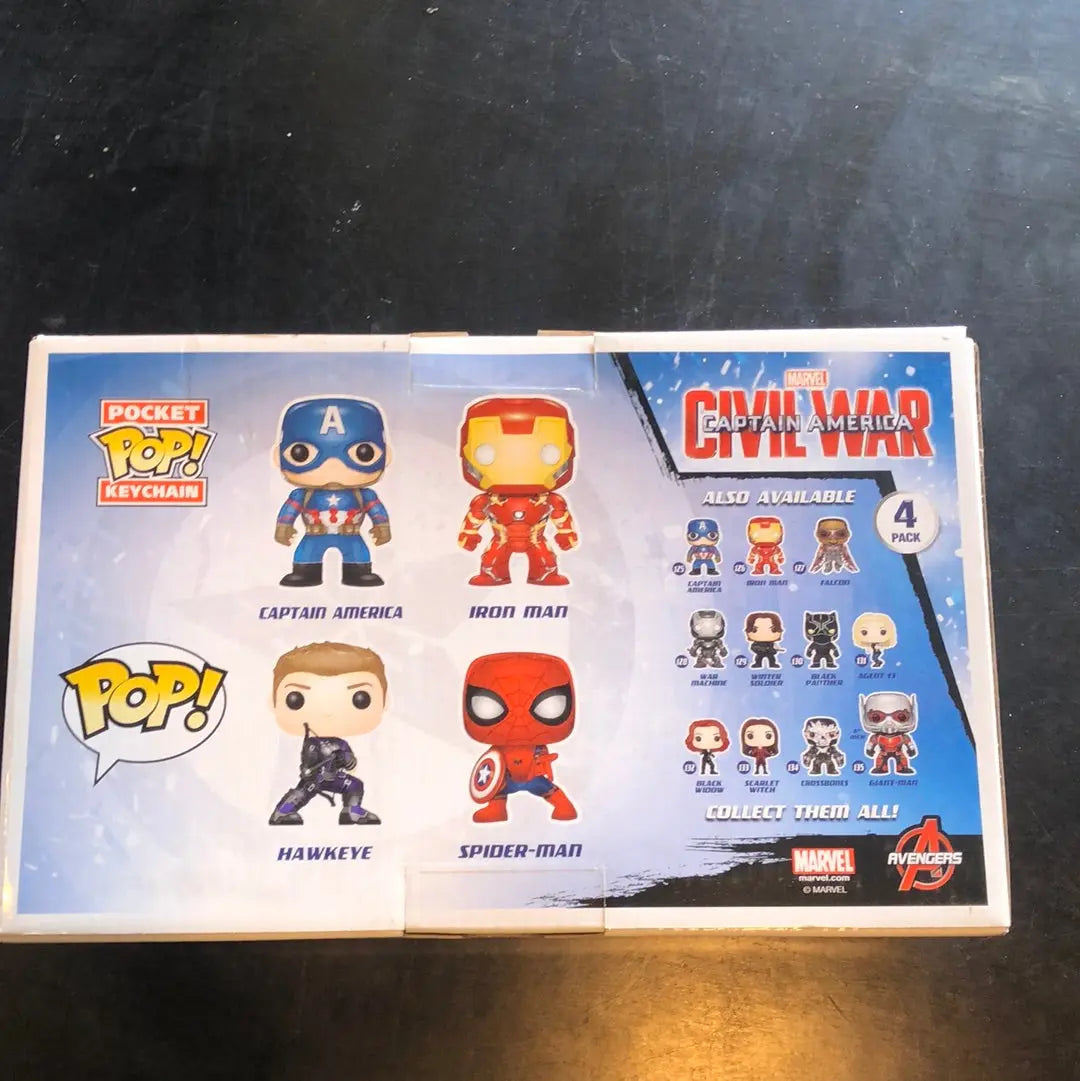 Captain America/Iron Man/Hawkeye/Spider-Man 4 pack - FRENLY BRICKS - Open 7 Days