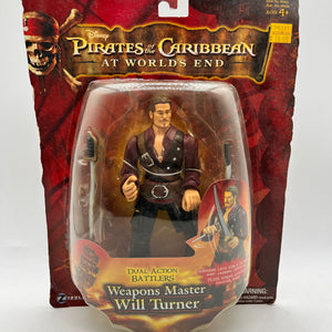 Zizzle - Disney Pirates of the Caribbean Will Turner Action Figure At Wrold's End - Sealed FRENLY BRICKS - Open 7 Days