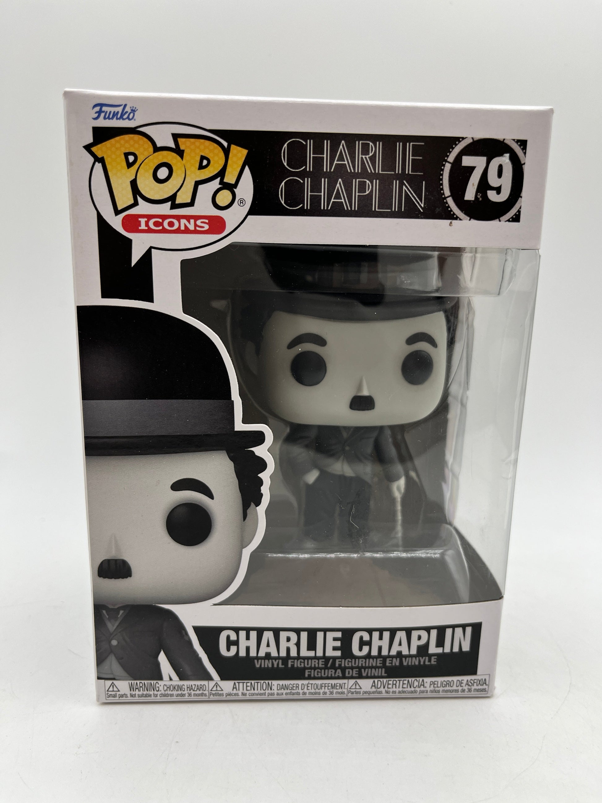 Funko POP! Icons Charlie Chaplin #79 - Vinyl Collectable FRENLY BRICKS - Open 7 Days