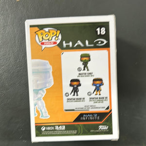 FUNKO POP - MASTER CHIEF IN ACTIVE CAMO #18 FRENLY BRICKS - Open 7 Days