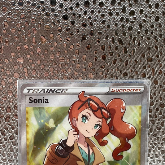 Sonia 192/192 Pokemon TCG Trainer Full Art Good Condition RAW FRENLY BRICKS - Open 7 Days