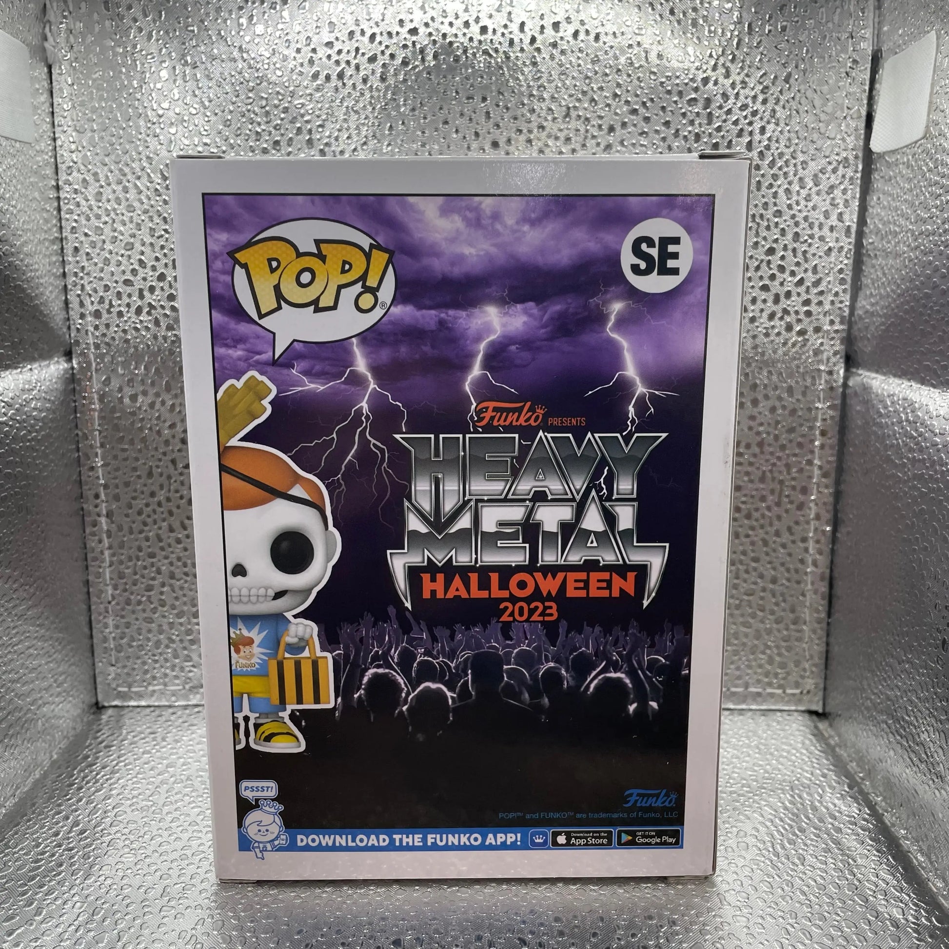 Freddy Bones Heavy Metal Halloween SE 2023 GITD RARE FUNKO POP Limited to 3000pcs FRENLY BRICKS - Open 7 Days