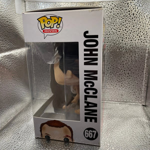 Funko Pop! John McClane Die Hard Vinyl Bobble Toy Figure #667 RARE FRENLY BRICKS - Open 7 Days