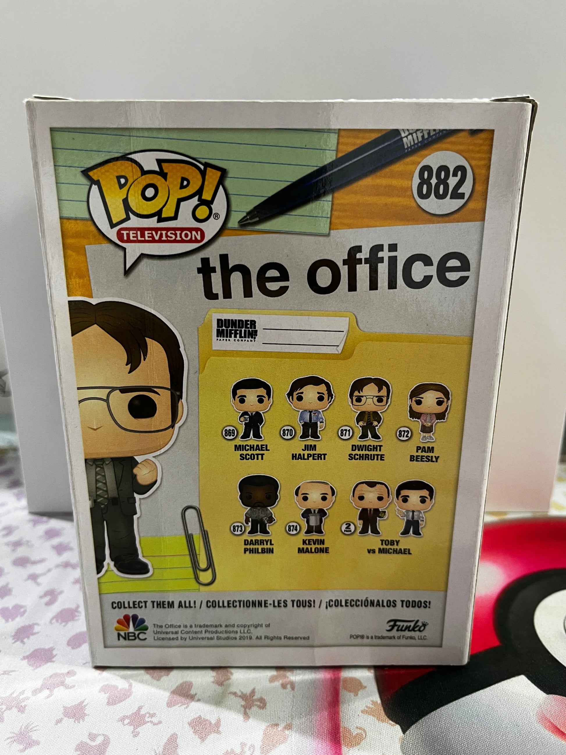 Funko Pop Vinyl Television the office Dwight Schrute Limited Edition FRENLY BRICKS - Open 7 Days