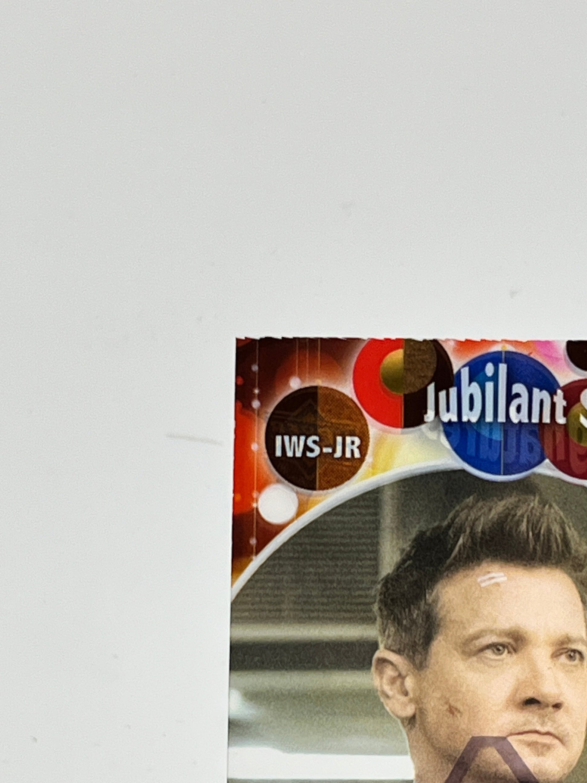 Upper Deck Marvel Studios Hawkeye - Jubilant Signatures /25 Jeremy Renner as Hawkeye Auto FRENLY BRICKS - Open 7 Days