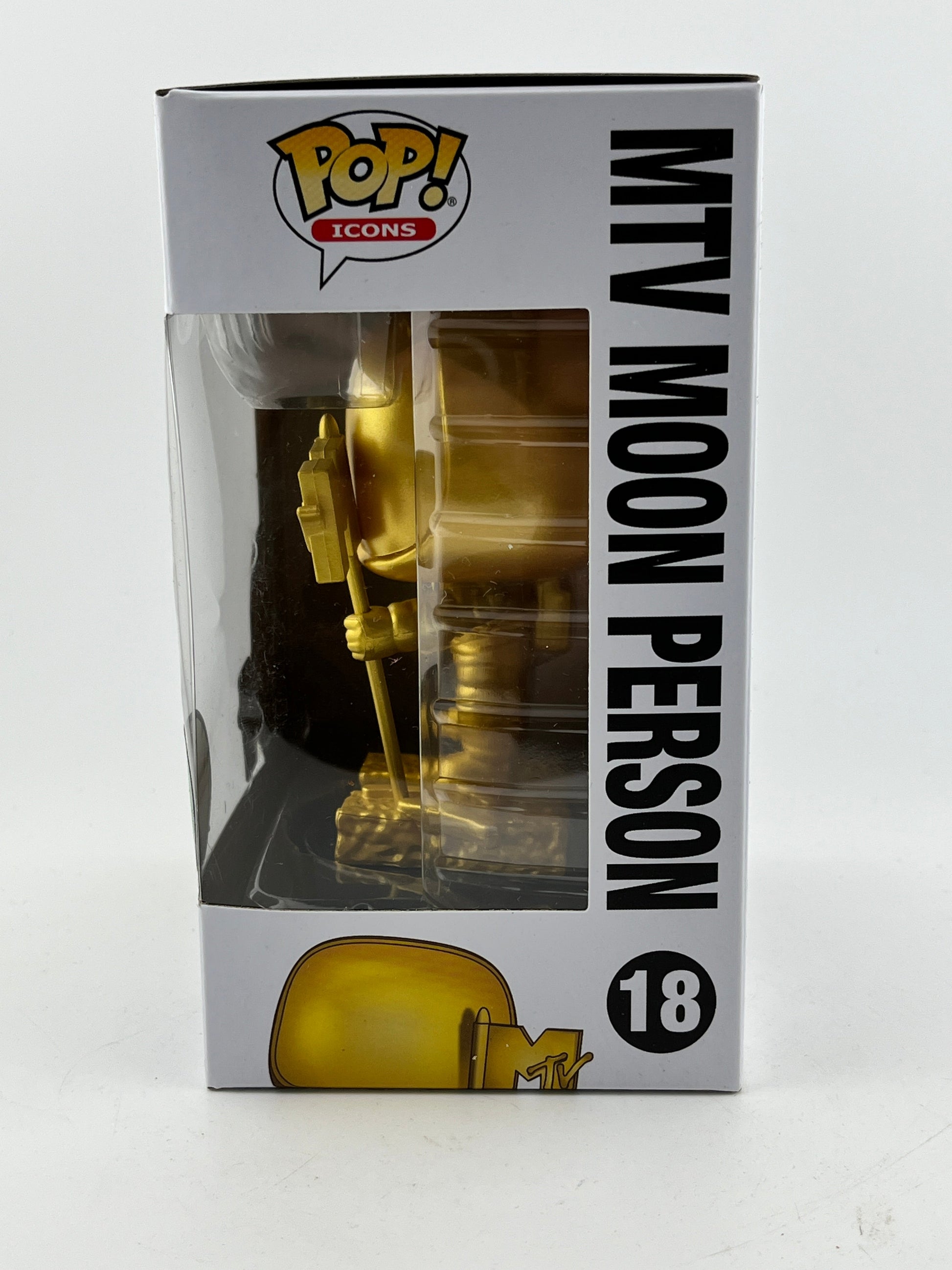 Funko POP! Icons Music Television - MTV Moon Person #18 - PopCultcha Exclusive FRENLY BRICKS - Open 7 Days