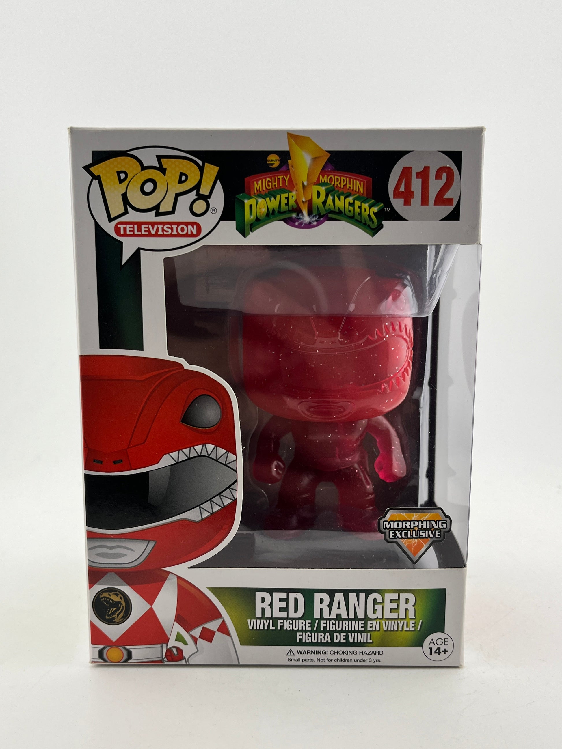 Funko POP! Might Morphin Power Rangers - Red Ranger #412 - Vinyl Collectable FRENLY BRICKS - Open 7 Days