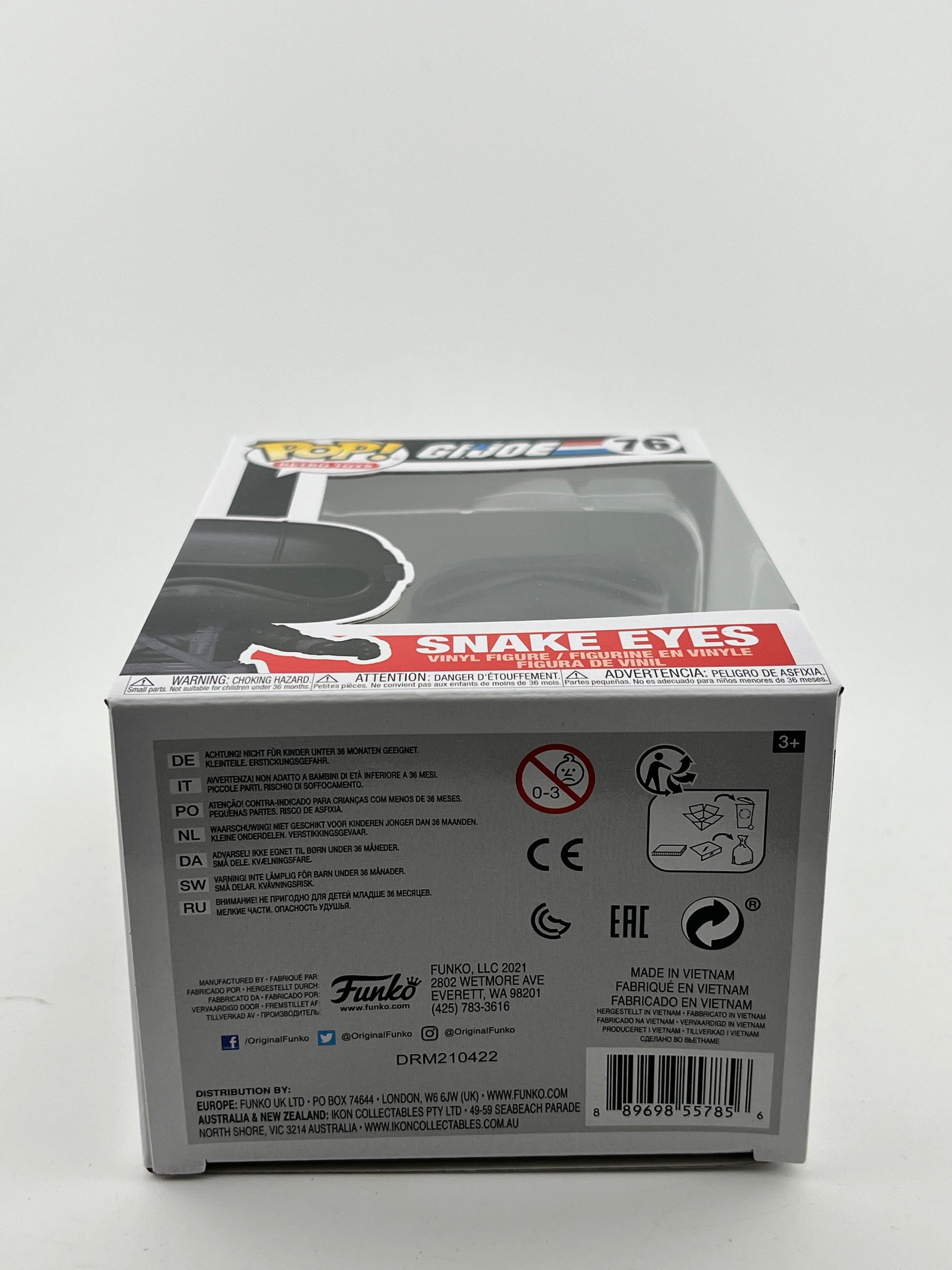 Funko POP! Retro Toys G.I.Joe - Snake Eyes #76 - Vinyl Collectable FRENLY BRICKS - Open 7 Days