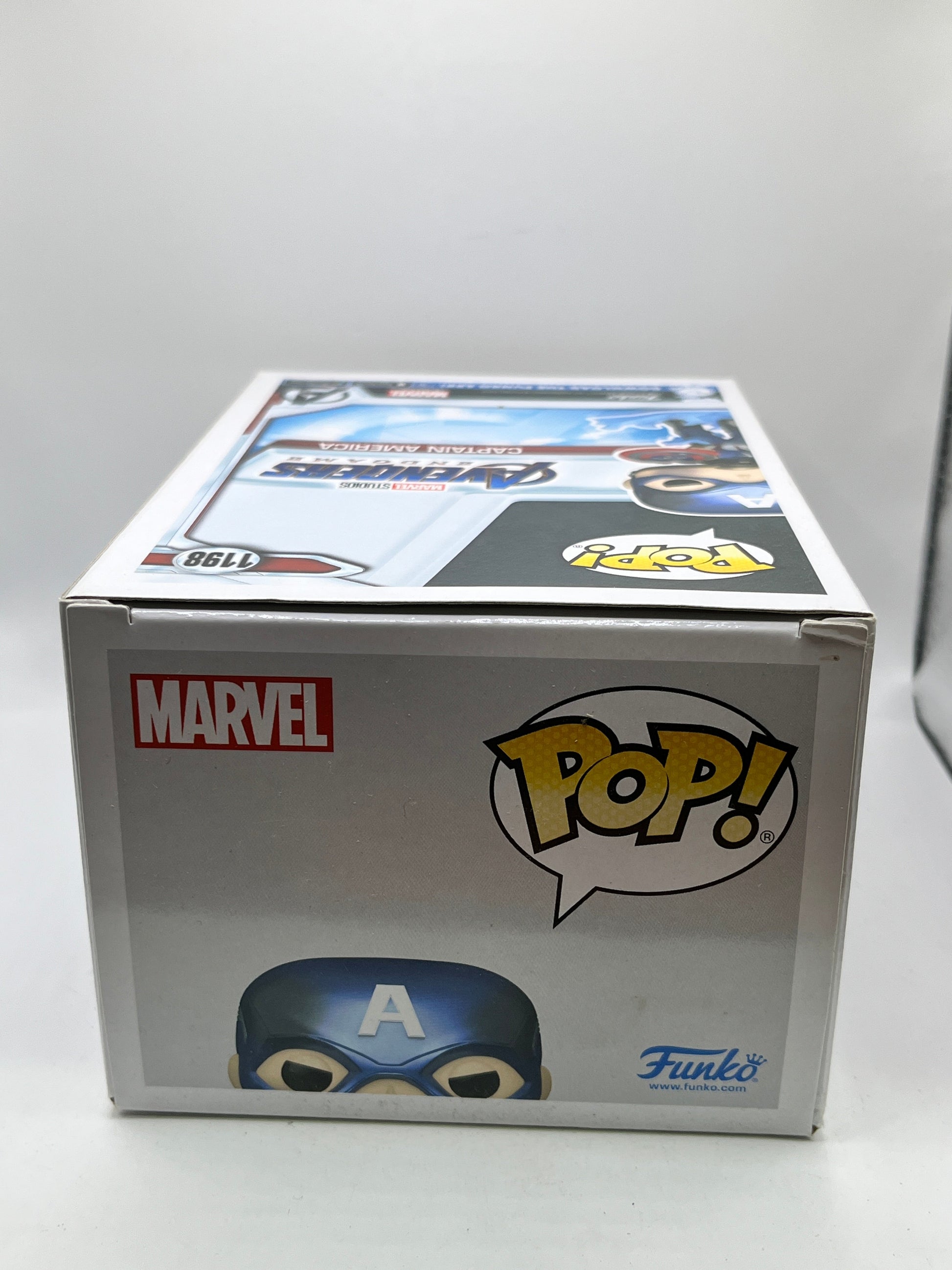 Funko POP! Marvel Avengers Endgame - Captain America #1199 - Glow Special Edition FRENLY BRICKS - Open 7 Days
