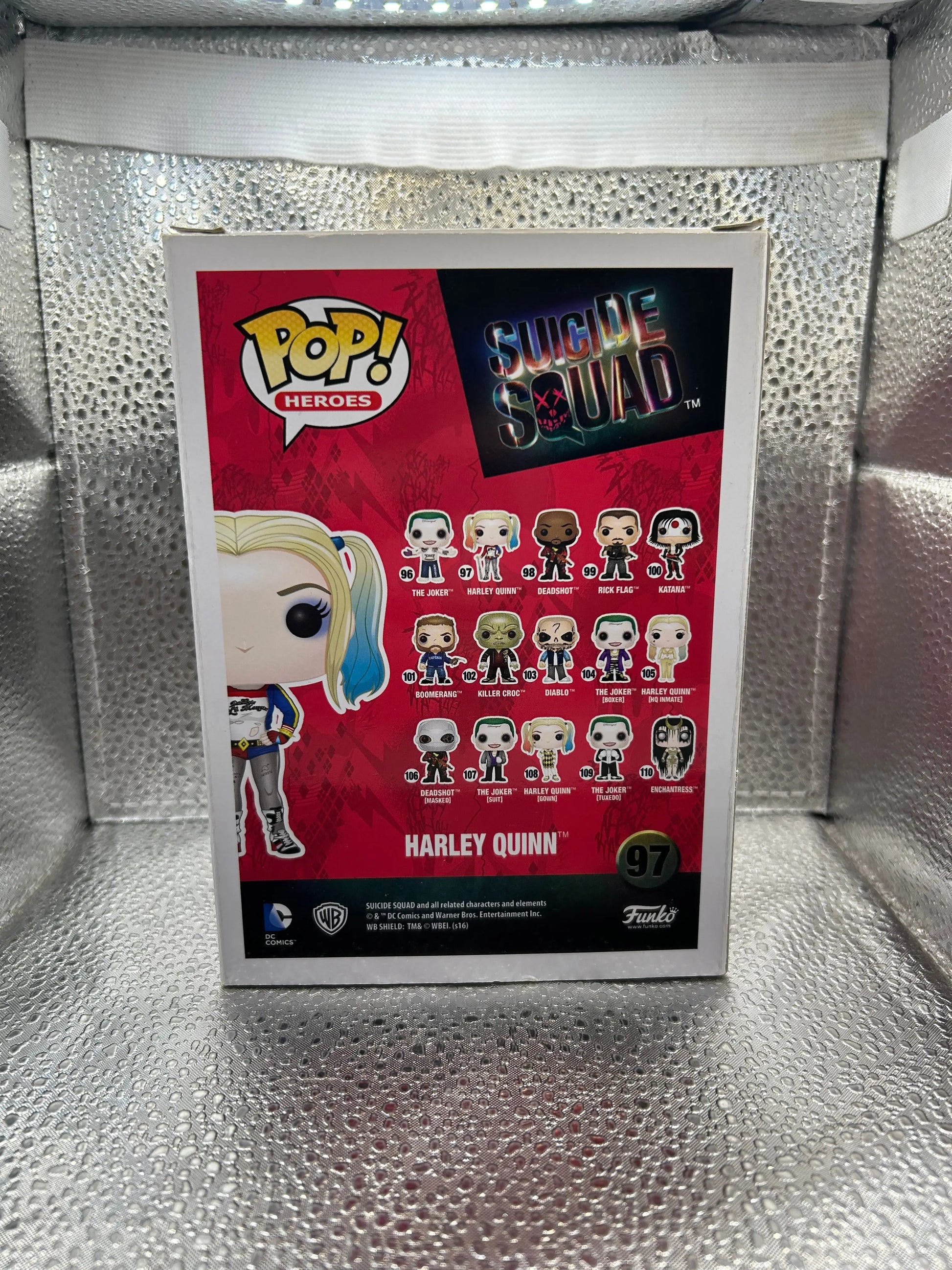 Funko Pop Vinyl #97 Suicide Squad Harley Quinn FRENLY BRICKS - Open 7 Days