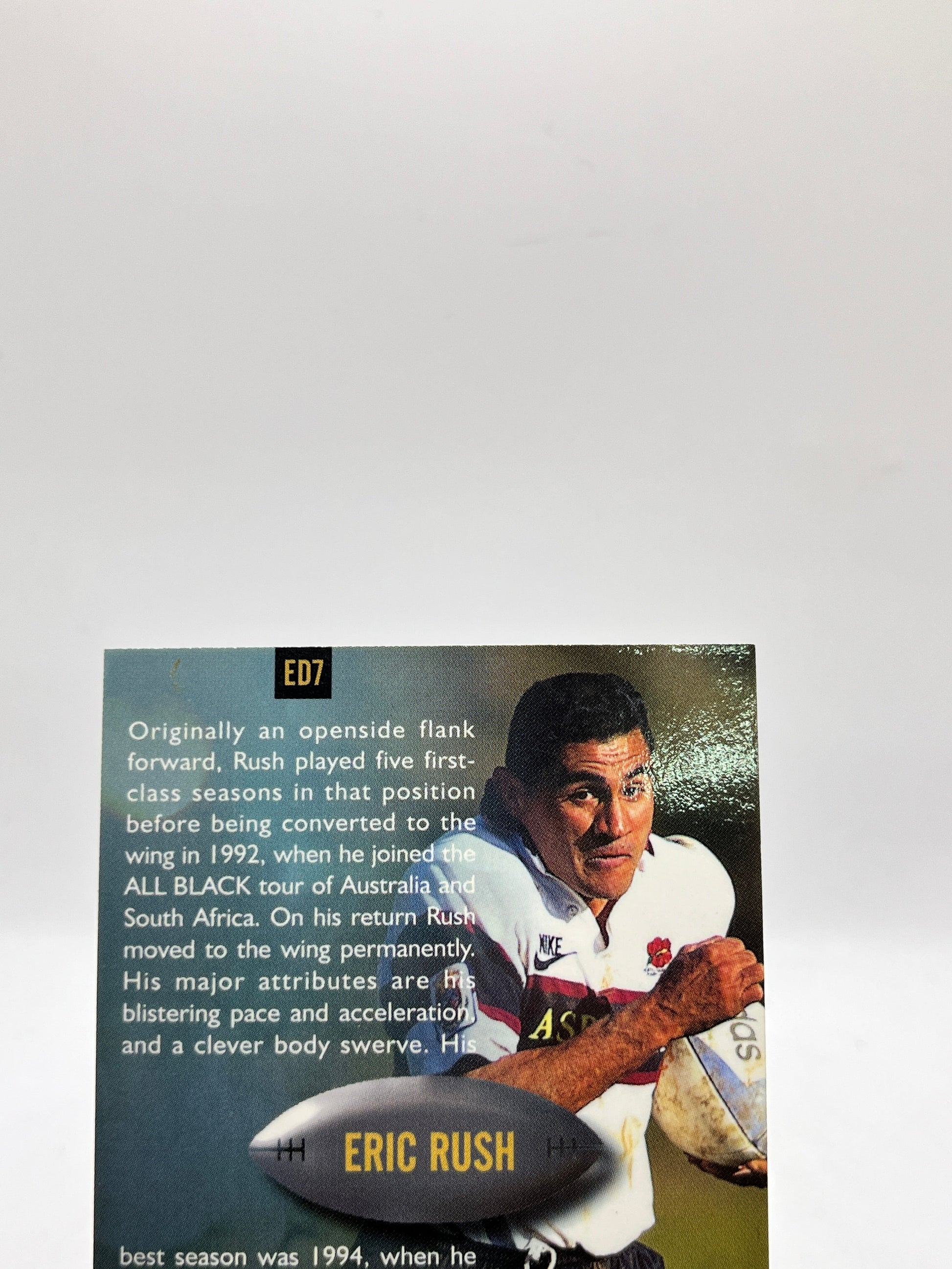 Eric Rush Auto - Express Delivery- ED7 - NZ Rugby Union- 1996 FRENLY BRICKS - Open 7 Days