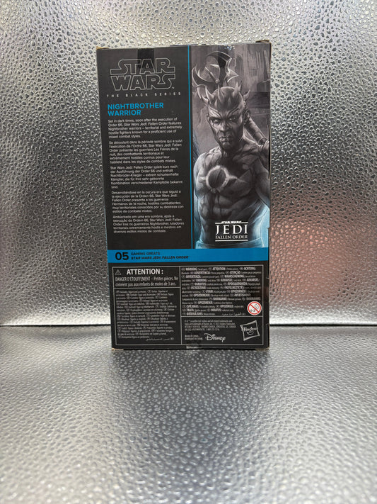 Star Wars The Black Series NIGHTBROTHER WARRIOR FRENLY BRICKS - Open 7 Days