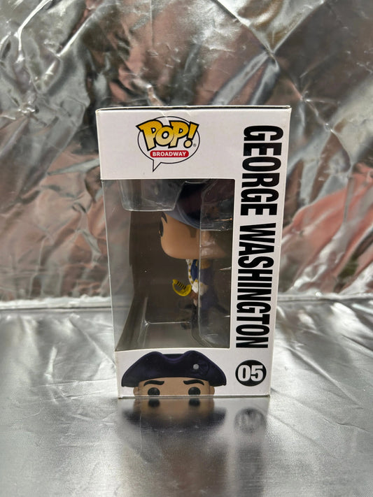 Funko POP Broadway - Hamilton- George Washington #05 FRENLY BRICKS - Open 7 Days