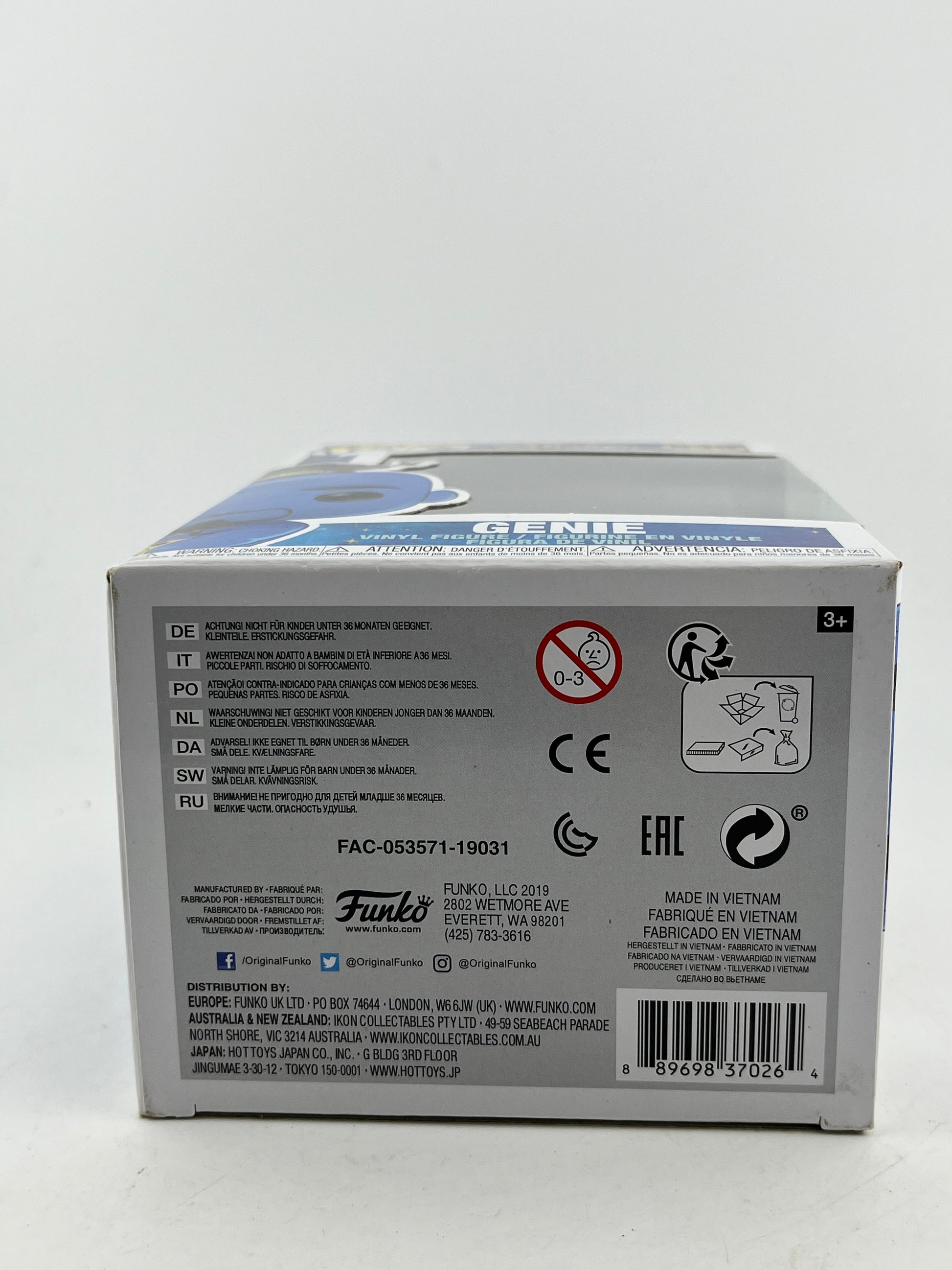 Funko POP! Disney Aladdin - Genie #539 - Vinyl Collectable FRENLY BRICKS - Open 7 Days