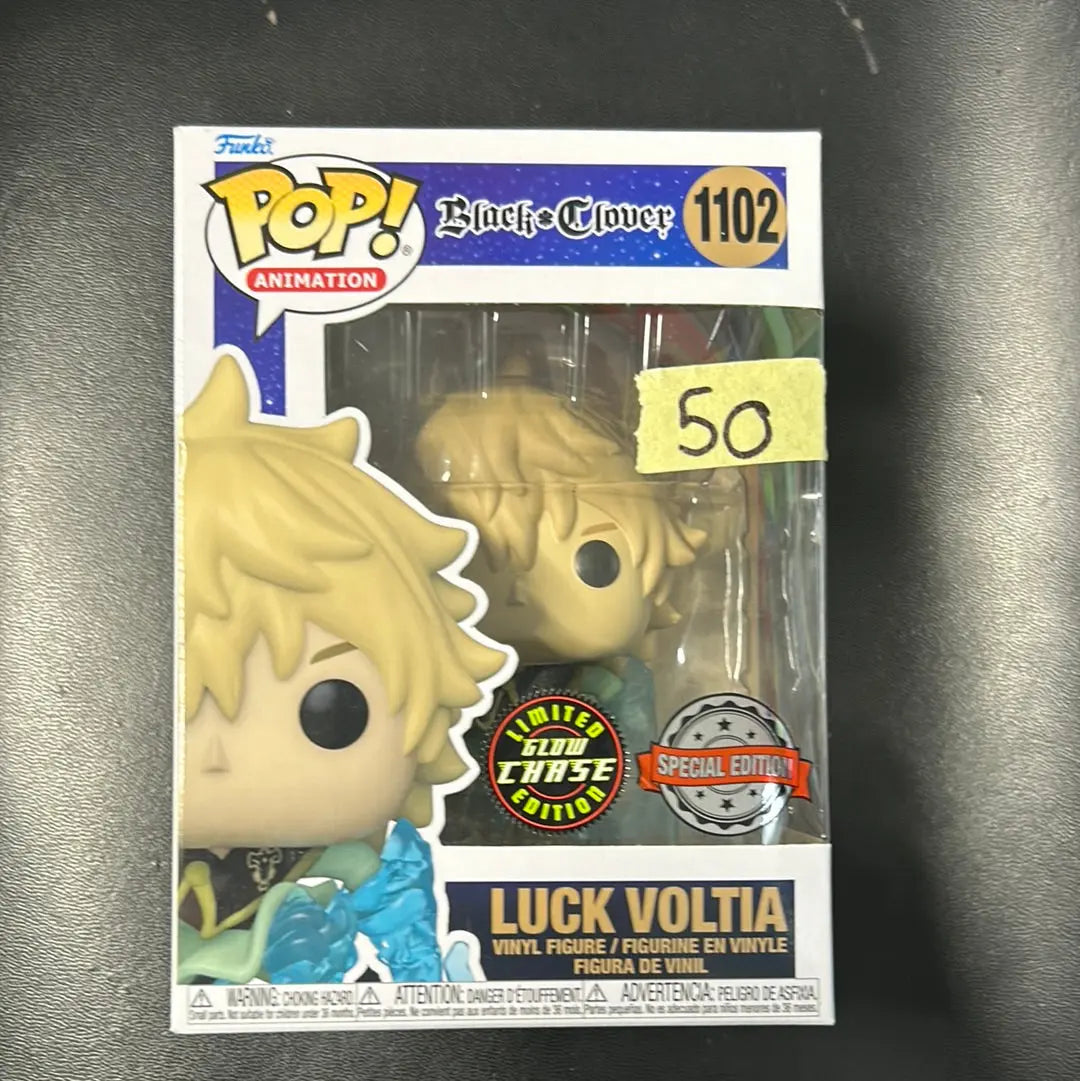 Pop Vinyl Black Clover #1102 Luck Voltia FRENLY BRICKS - Open 7 Days