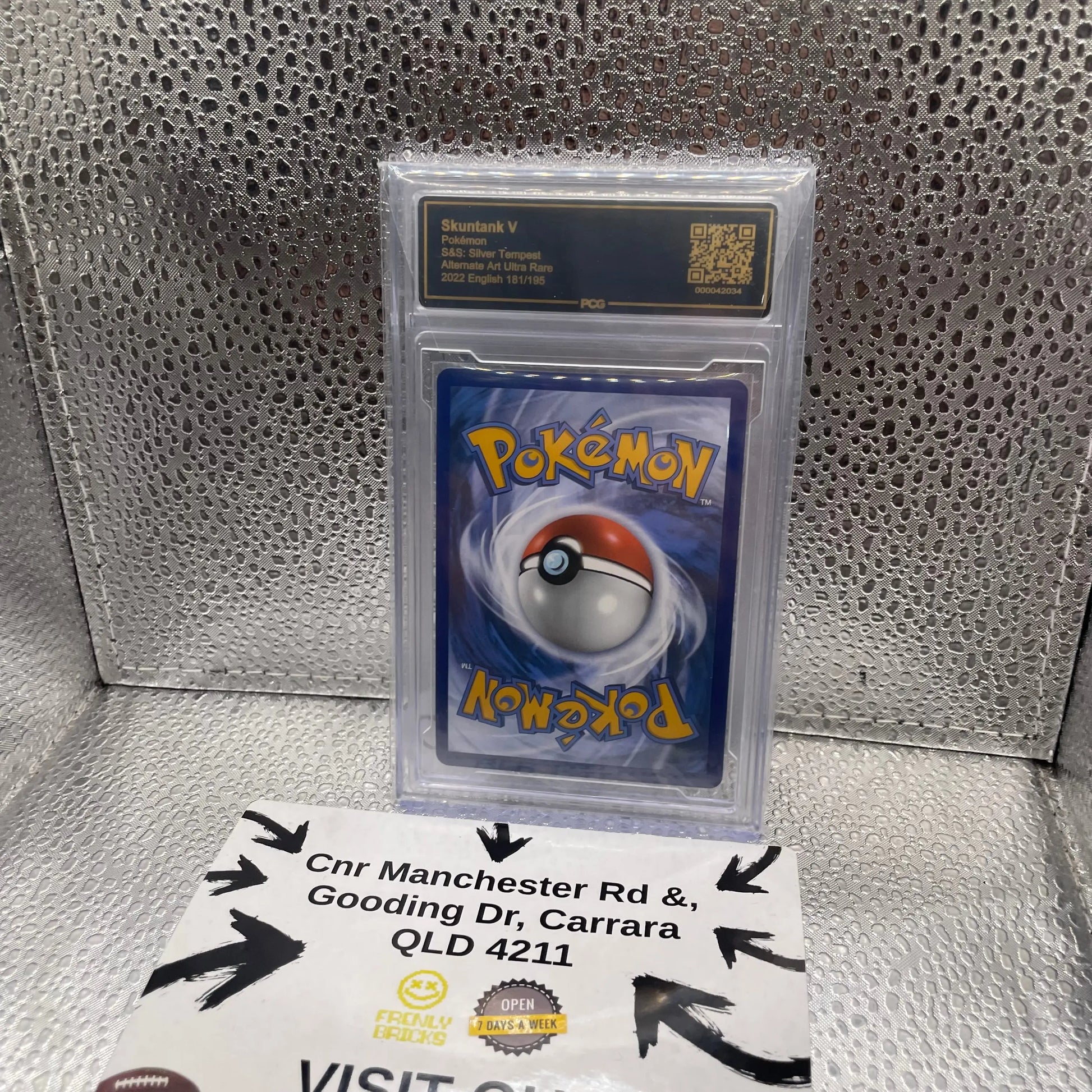 Skuntank V S&S Silver Tempest Alternate Art Ultra Rare Graded 9.5 Gem Mt FRENLY BRICKS - Open 7 Days