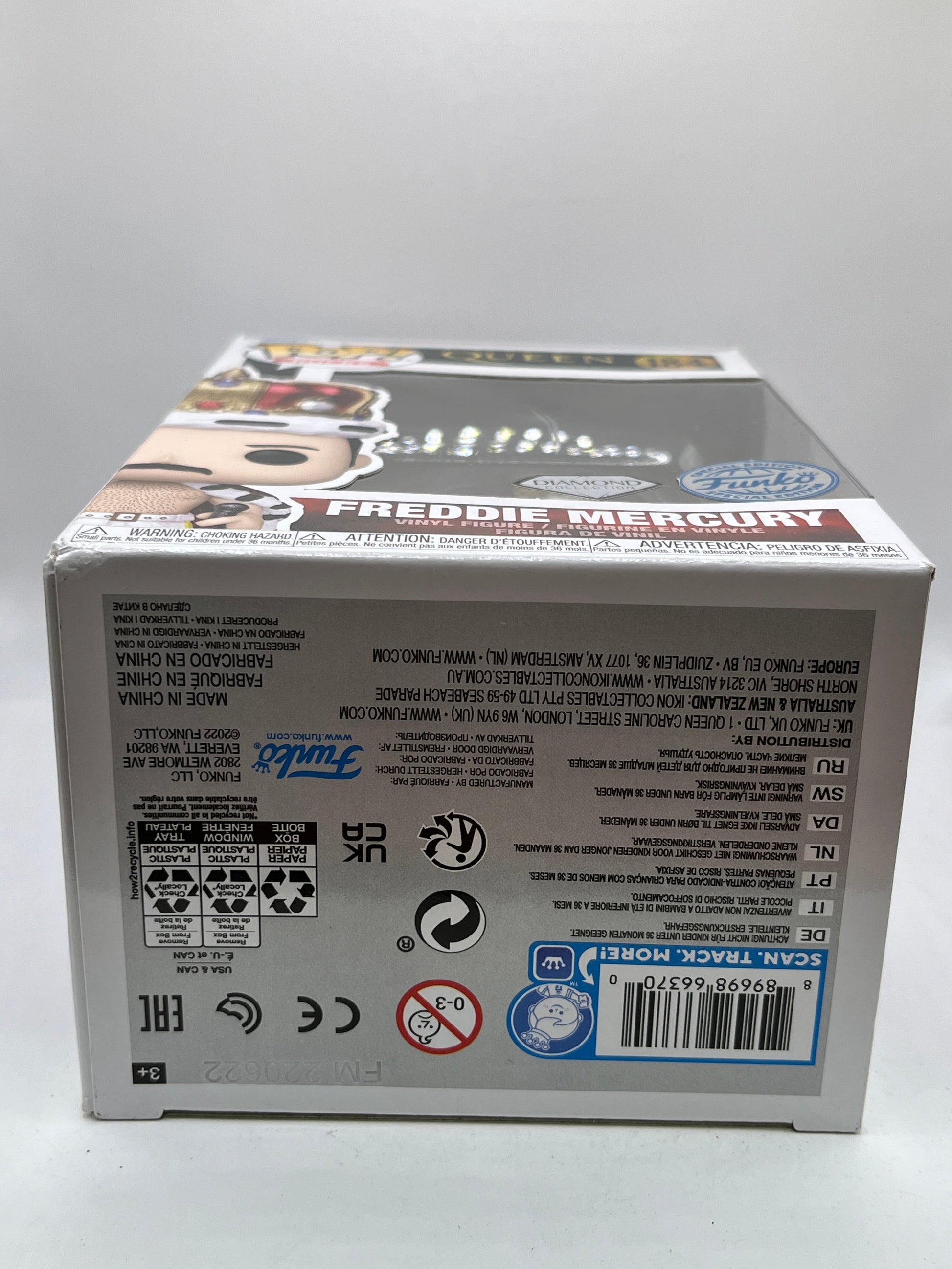 Funko POP! Rocks Queen - Freddie Mercury #184 - Diamond Special Edition FRENLY BRICKS - Open 7 Days