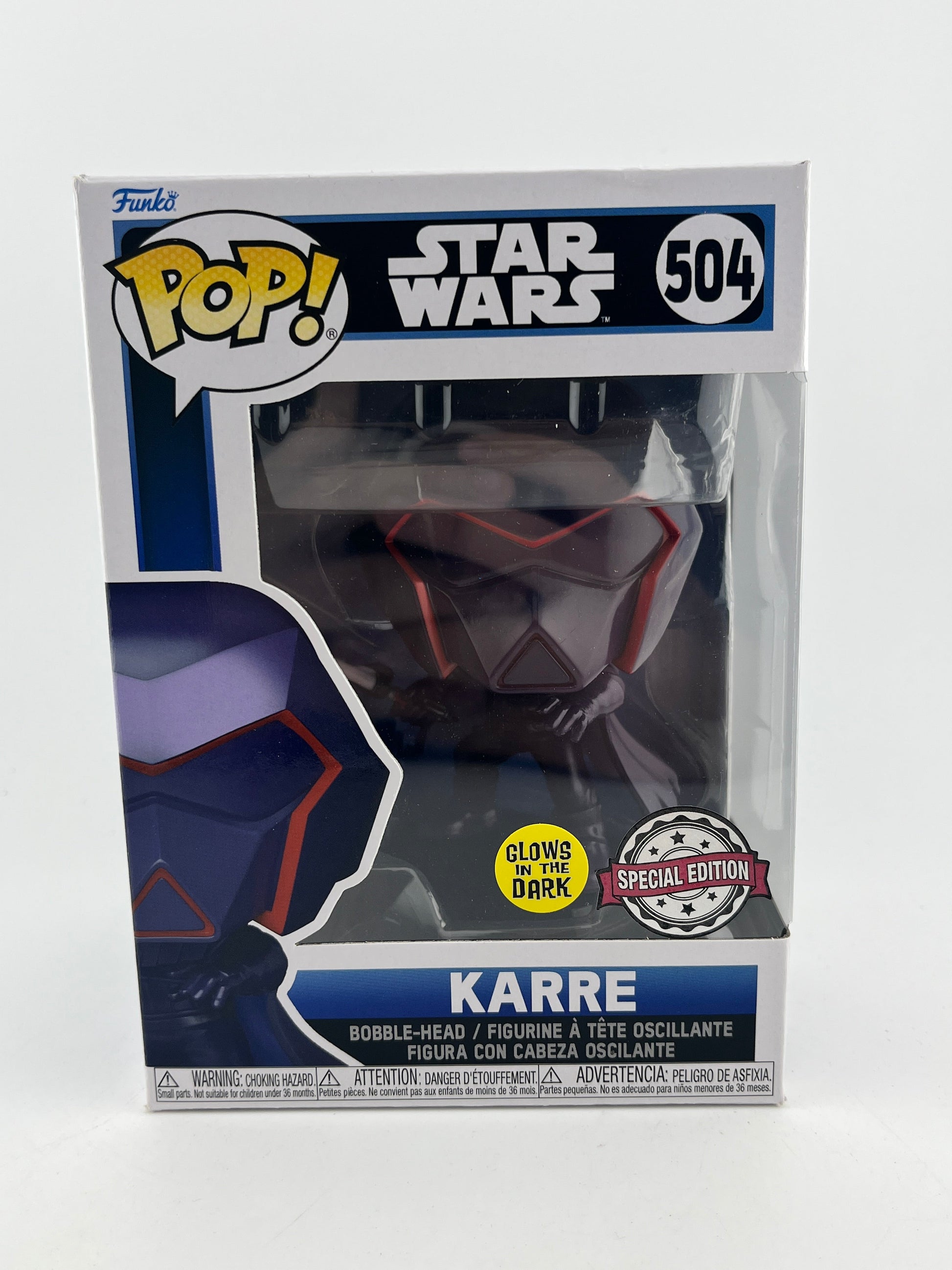 Funko POP! Star Wars Visions - Karre #504 - Glow Special Edition FRENLY BRICKS - Open 7 Days