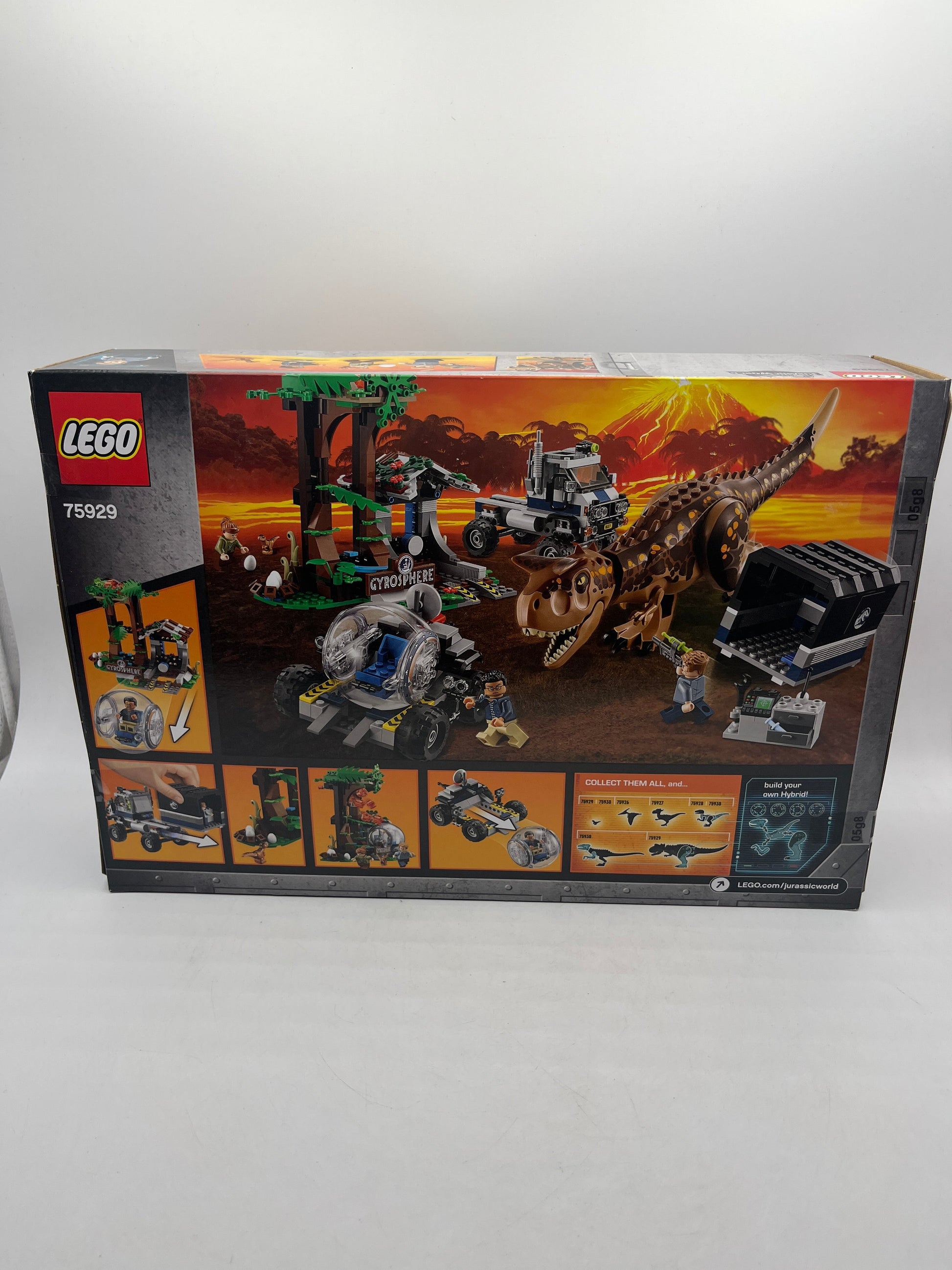 LEGO Jurassic World: Carnotaurus Gyrosphere Escape (75929) - New & Sealed FRENLY BRICKS - Open 7 Days
