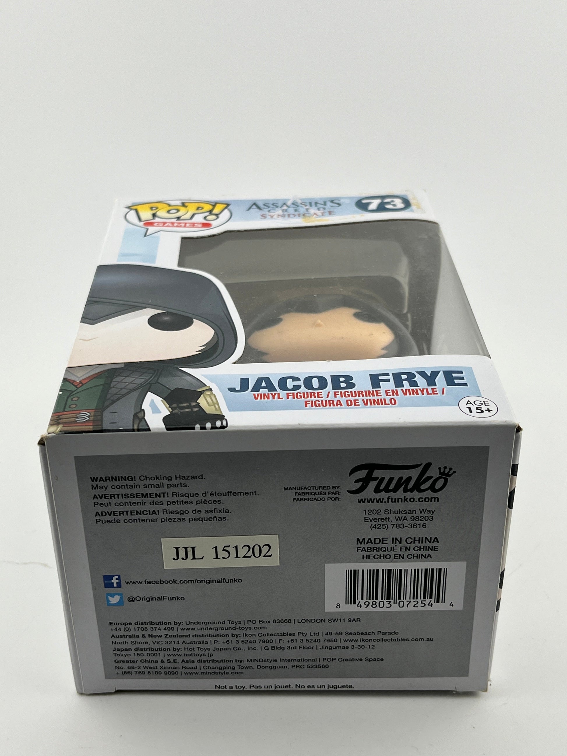 Funko POP! Games Assassin’s Creed Syndicate - Jacob Frye #73 - Vinyl Collectable FRENLY BRICKS - Open 7 Days