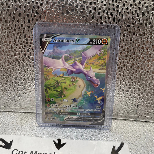 Aerodactyle V Full Art Pokemon TCG Raw Card 180/196 FRENLY BRICKS - Open 7 Days