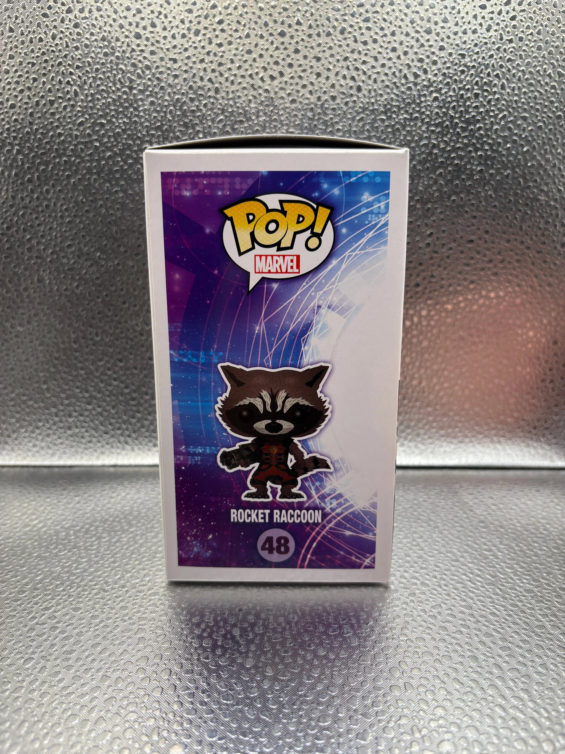 FUNKO Pop Vinyl Rocket Raccoon #48 FRENLY BRICKS - Open 7 Days