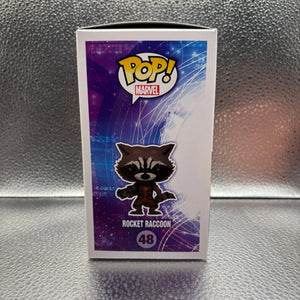 FUNKO Pop Vinyl Rocket Raccoon #48 FRENLY BRICKS - Open 7 Days