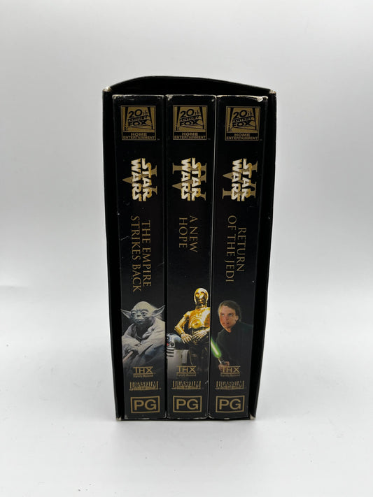 2000 Original Trilogy Star Wars VHS Set FRENLY BRICKS - Open 7 Days
