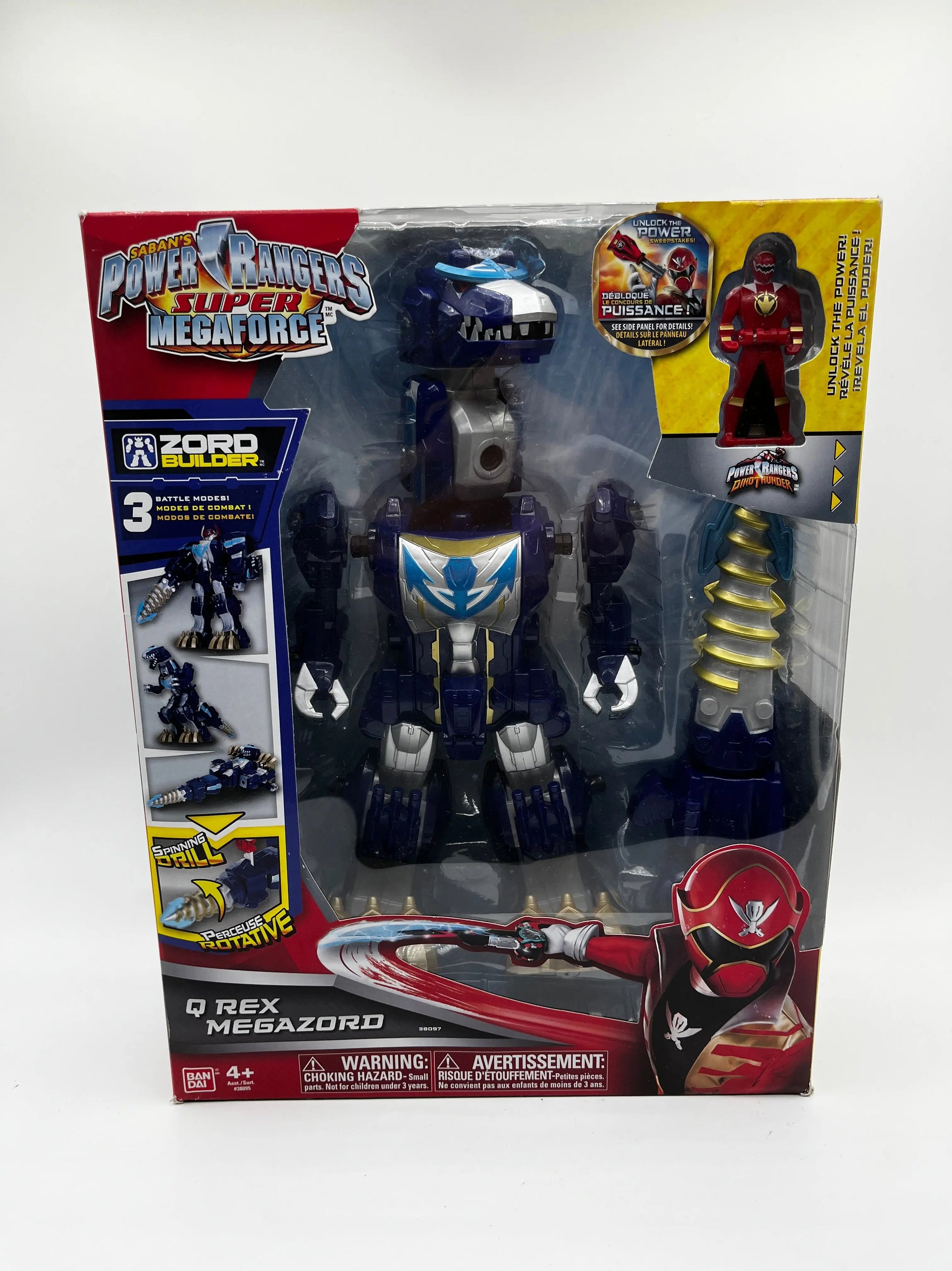 Power Rangers Super Megaforce Q Rex Megazord Action Figure Bandai FRENLY BRICKS - Open 7 Days